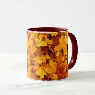 Blätter für Herbstmaple Tasse