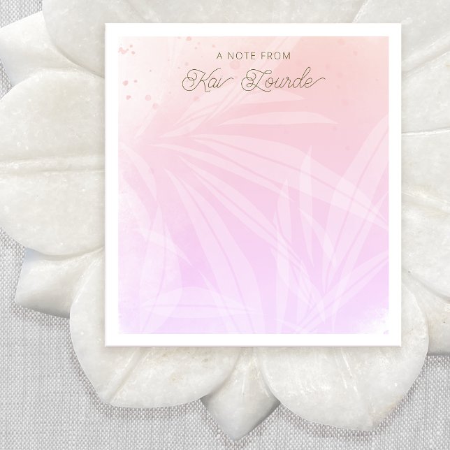 Blätter für hübsch-rosa-Pflanze Notizblock (Von Creator hochgeladen)