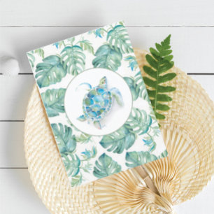 Blätter für Meeresschildkröten - Vorschlag für ein Dankeskarte