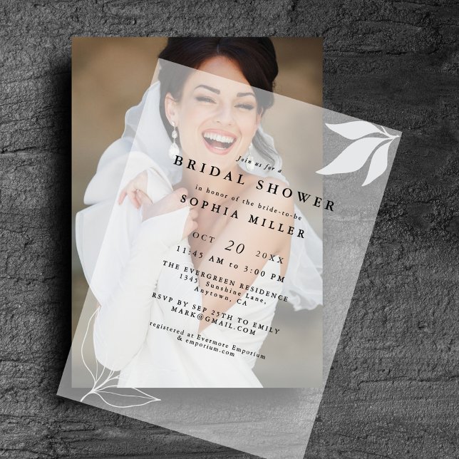 Blätter für Minimalistische Zweige Chic Brautparty (Von Creator hochgeladen)