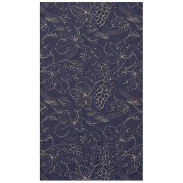 Blätter für Navy- und Goldbeeren   Tischdecke