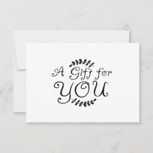 Blätter für Schwarzweiß-Laurel Geschenkgutschein