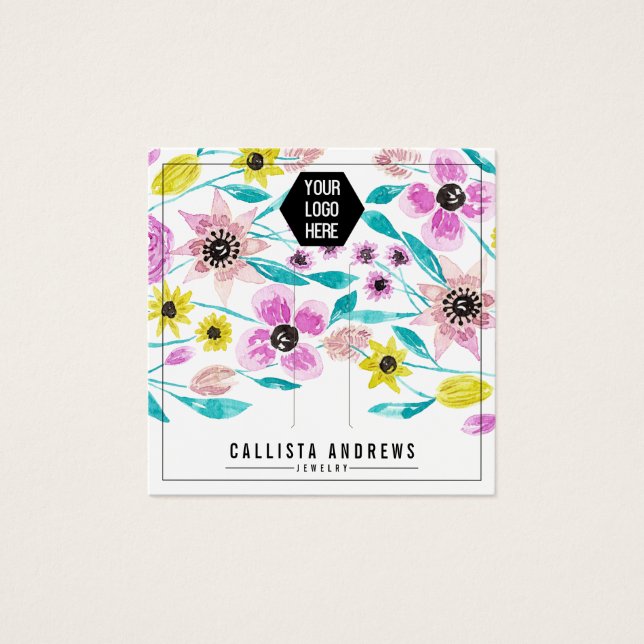 Blätter für Sommerspiele Blume Logo-Hair-Display-K (Vorderseite)