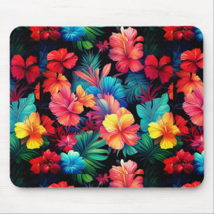 Blätter für tropische Orangenblüten-66771 Mousepad