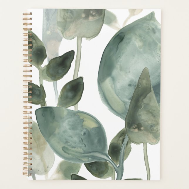 Blätter für Wasser - Aquarell Planer (Vorderseite)