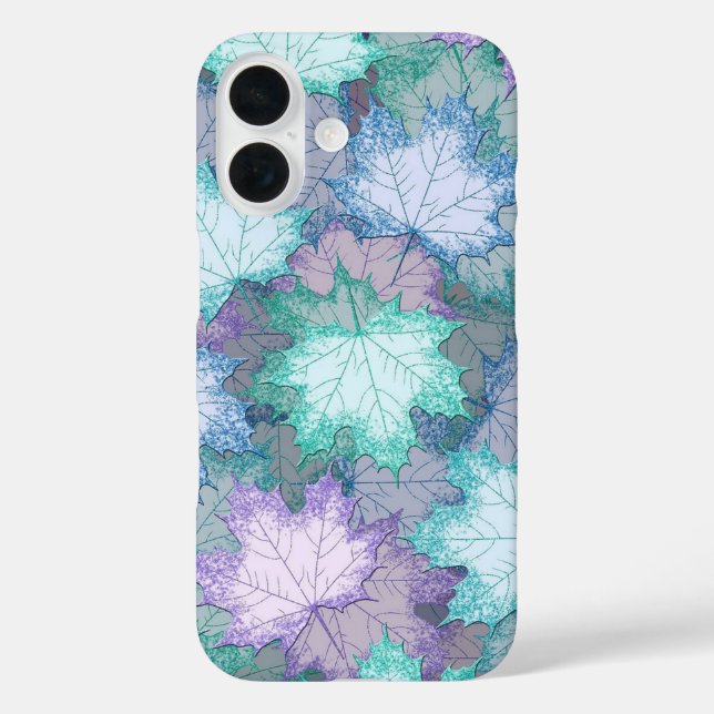 Blätter für weiche Pastellfarben Case-Mate iPhone Hülle (Rückseite)