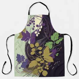 Blätter für Wein im Herbst Schürze