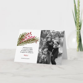 Blätter & Gartenkarten Feiertagskarte