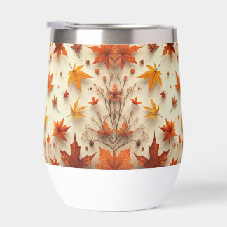 Blätter gemusterte Wasserflasche