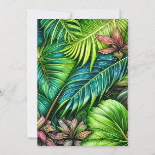 Blätter Graphic Einladung