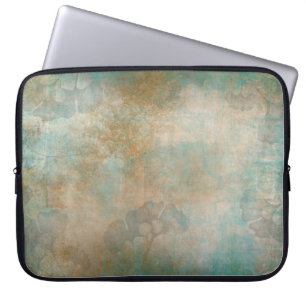 Blätter Grunge Hintergrund Wallpaper Laptopschutzhülle
