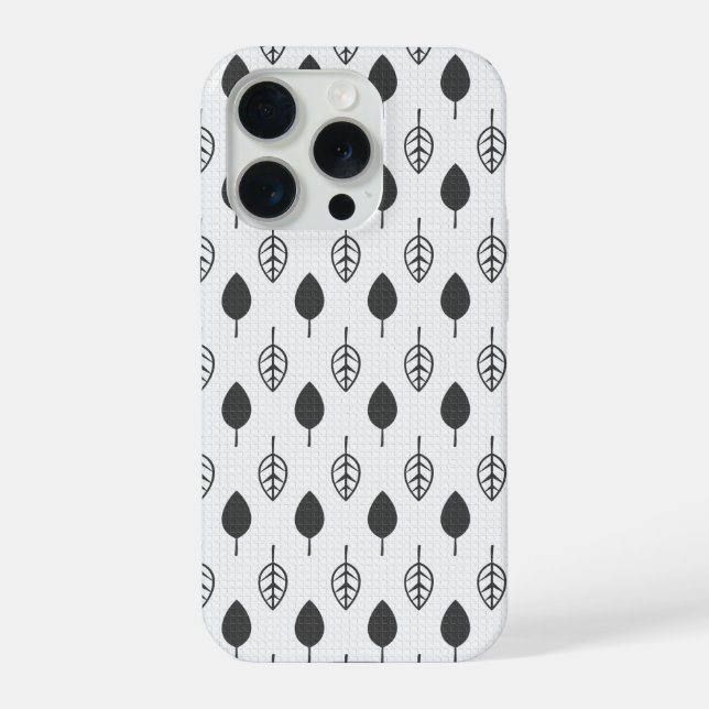 Blätter-Handyhülle iPhone Hülle (Rückseite)