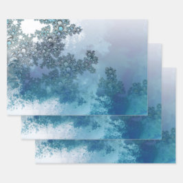 Blätter-Hintergrund-Muster Geschenkpapier Set