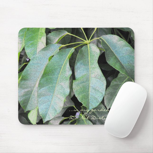 Blätter im Garten Mousepad (Mit Mouse)
