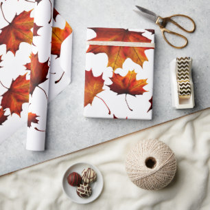 Blätter im Herbst Geschenkpapier