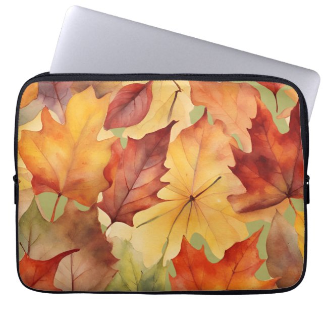 Blätter im Herbst Laptopschutzhülle (Vorderseite)
