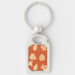Blätter im Herbst - Mandarine Schlüsselanhänger