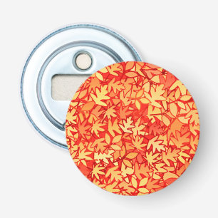 Blätter im Herbst, Orange und Gold Flaschenöffner