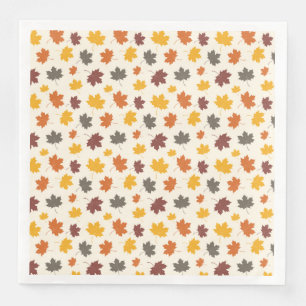 Blätter im Herbst Serviette