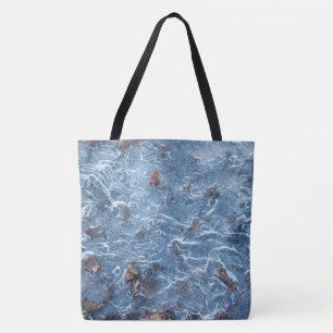 Blätter in Eisen (blau)