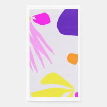 Blätter in Luftserviettenpapier