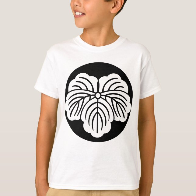 Blätter in Reiskuchen T-Shirt (Vorderseite)