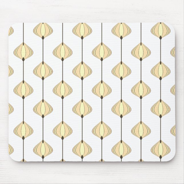 Blätter in Sepia Mousepad (Vorne)