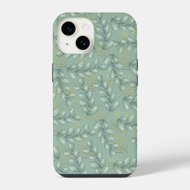 Blätter iPhone Hülle (Rückseite)