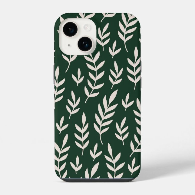 Blätter iPhone Hülle (Rückseite)