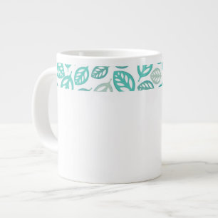 Blätter Jumbo-Tasse