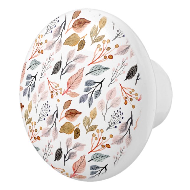 Blätter Keramikknauf (Rechts)