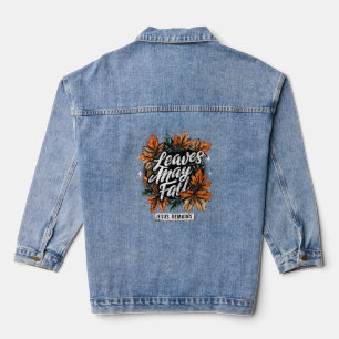Blätter können fallen... jeansjacke