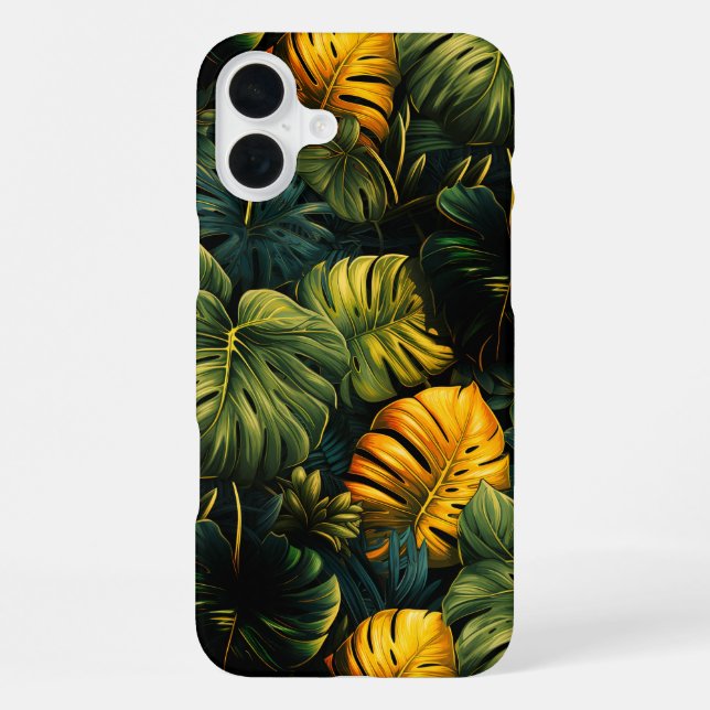 Blätter Kunst Handyhülle iPhone Hülle (Rückseite)