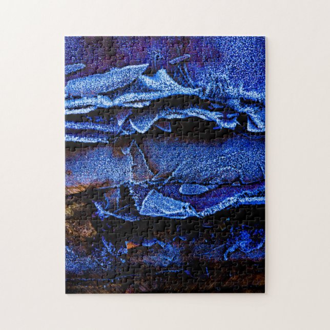 Blätter lamellenförmig angeordneten Bodenbelags 3 Puzzle (Vertikal)