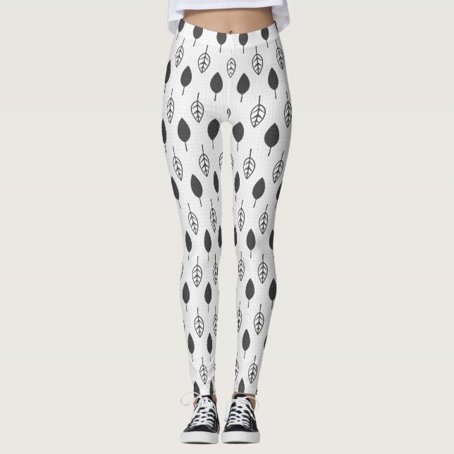 Blätter Leggings (Vorderseite)