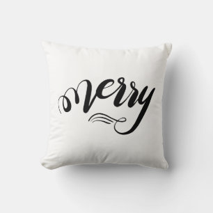 Blätter & lustige Skripte Kissen