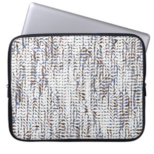 Blätter mit konzeptionellem Hintergrund zeichnend  Laptopschutzhülle