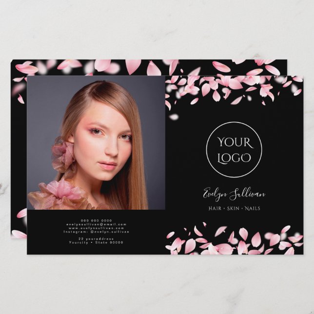 Blätter mit zwei Falten (Vorne/Hinten)