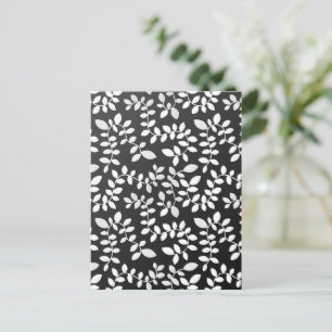 Blätter Muster 10 Postkarte
