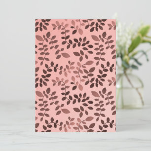 Blätter Muster 11 Karte