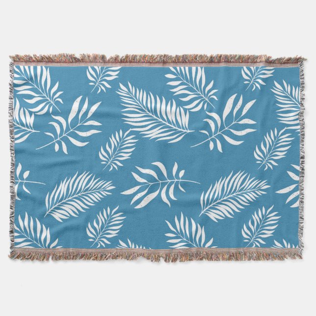 Blätter Muster 13 Decke (Vorderseite)