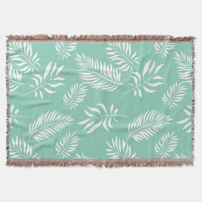 Blätter Muster 14 Decke (Vorderseite)