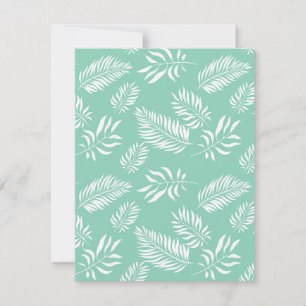 Blätter Muster 14 Mitteilungskarte