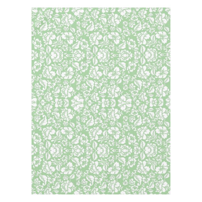 Blätter Muster 14b Lgreen BG Tablecloth Tischdecke (Vorderseite)
