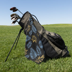 Blätter Muster 17 Golfhandtuch