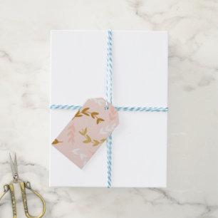 Blätter Muster 4 Geschenkanhänger