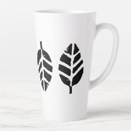 Blätter Muster Potato Druck Milchtasse