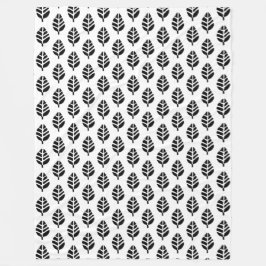 Blätter Muster Potato Print Fleece Blanket