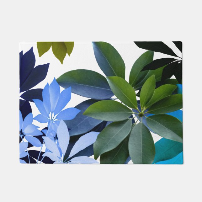 Blätter Mustermatte Fußmatte (Vorderseite)