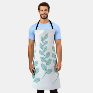 Blätter NatureAll Over Print Schürze Behalte es an
